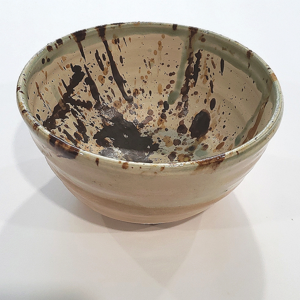 Ceramic peace bowl.